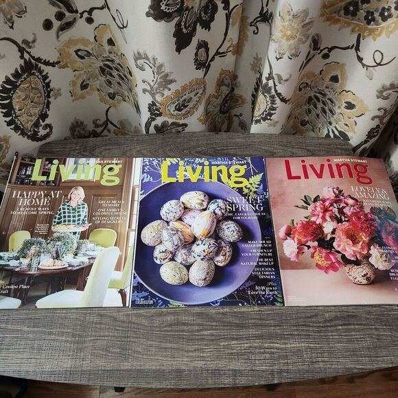Martha Stewart Living Magazine Lot March, April, May 2020 Back Issues - Picture 11 of 11